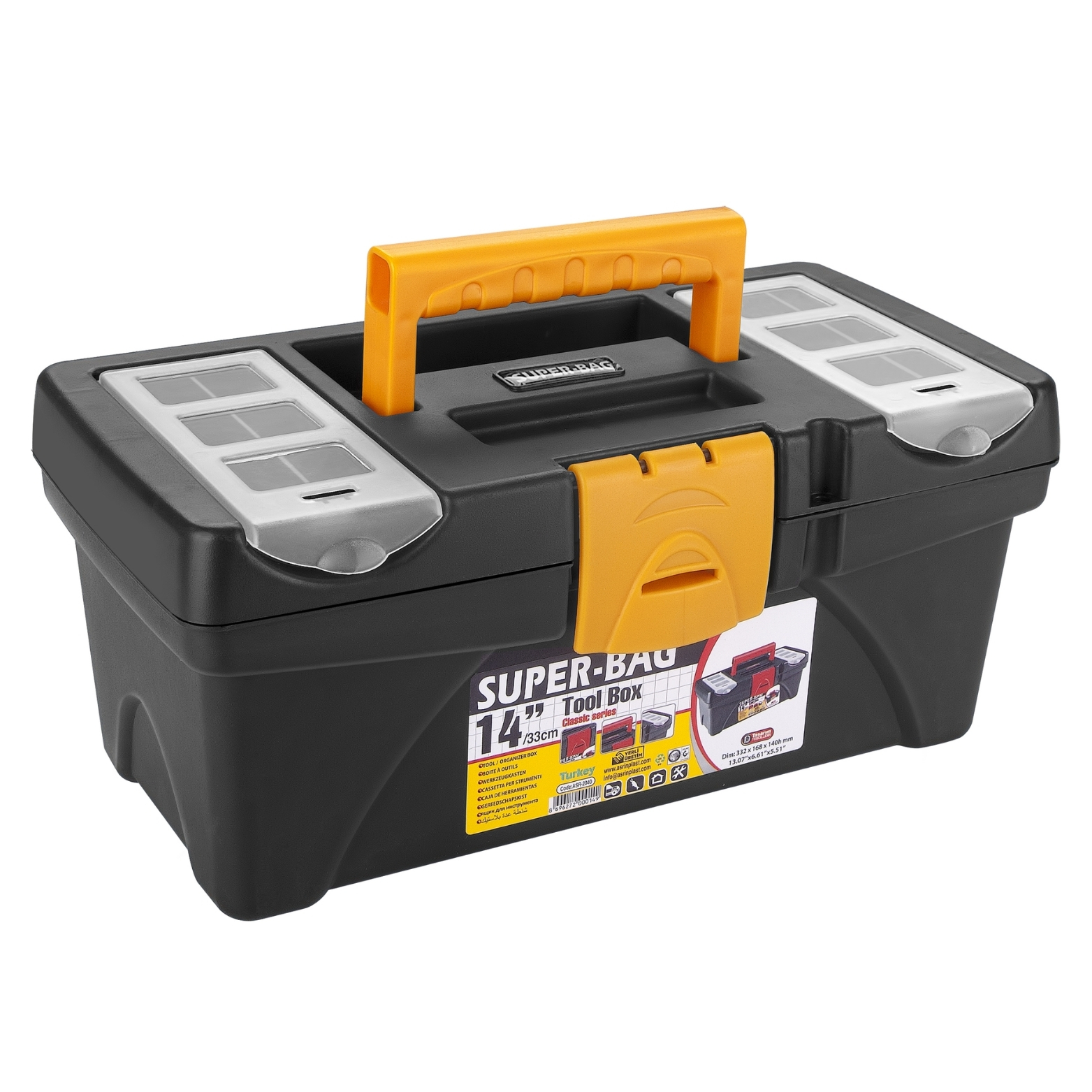 TAKIM ÇANTASI PLASTİK KİLİT 14 NO ASR2040